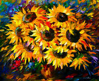 Без бренда «Собранный букет подсолнухов» в Нижневартовске в интернет-магазине  Без бренда «Собранный букет подсолнухов» в Нижневартовске