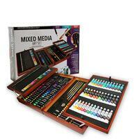 Без бренда «Художественный набор (174 предмета) в деревянном чемоданчике» в Нижневартовске в интернет-магазине Без бренда «Художественный набор (174 предмета) в деревянном чемоданчике» в Нижневартовске