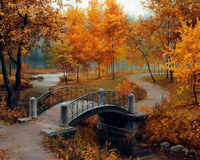 Без бренда «Осенний парк с мостом» в Нижневартовске