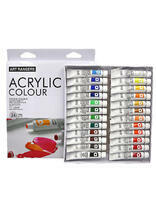 Без бренда «Коробка 24 шт.: Акриловые краски «Две картинки» 24 шт. по 12 мл, проф. пигмент» в Нижневартовске