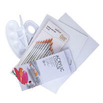 Без бренда «Набор подарочный «Две картинки»: краски акрил 12x12 мл, 2 холста 22x30 на мдф, 10 кистей, мастихин, палитра. Уценка (без упаковки)» в Нижневартовске в интернет-магазине  Без бренда «Набор подарочный «Две картинки»: краски акрил 12x12 мл, 2 холста 22x30 на мдф, 10 кистей, мастихин, палитра. Уценка (без упаковки)» в Нижневартовске