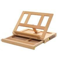 Без бренда «Коробка 10 шт.: Мольберт Две картинки этюдный ящик, настольный, хлопушка 30 см» в Нижневартовске