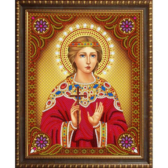 Алмазная мозаика частичная 27x33 Икона Святая Мученица Надежда