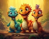 Без бренда «Милые и веселые дракончики» в Нижневартовске в интернет-магазине  Без бренда «Милые и веселые дракончики» в Нижневартовске