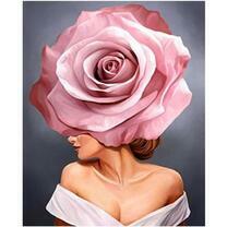 Без бренда «Девушка с розовой розой на голове» в Нижневартовске