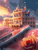 Без бренда «Сказочный дворец в окружении роз» в Нижневартовске в интернет-магазине Без бренда «Сказочный дворец в окружении роз» в Нижневартовске