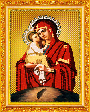 Икона Почаевская икона Божией Матери (АРТ.м0171)