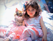 Без бренда «Девочка и пушистая кошечка» в Нижневартовске