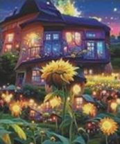 Без бренда «Сказочный домик и поле подсолнухов» в Нижневартовске в интернет-магазине  Без бренда «Сказочный домик и поле подсолнухов» в Нижневартовске