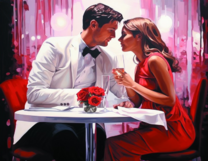 Без бренда «Пара на свидании в ресторане» в Нижневартовске