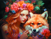 Без бренда «Рыжая девушка и рыжая лисица» в Нижневартовске в интернет-магазине  Без бренда «Рыжая девушка и рыжая лисица» в Нижневартовске