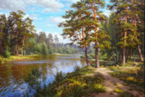 Без бренда «Хвойный лес и река» в Нижневартовске в интернет-магазине  Без бренда «Хвойный лес и река» в Нижневартовске