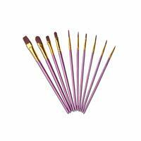 Без бренда «Кисти для рисования набор (10 шт) сиреневые» в Нижневартовске в интернет-магазине Без бренда «Кисти для рисования набор (10 шт) сиреневые» в Нижневартовске